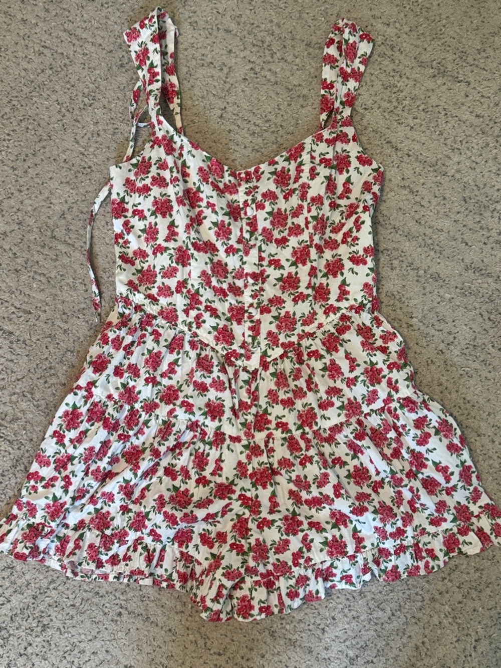 Wild Fable floral romper size M